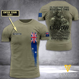 Customized Australian Soldier 3D PRINTED SHIRT 250122