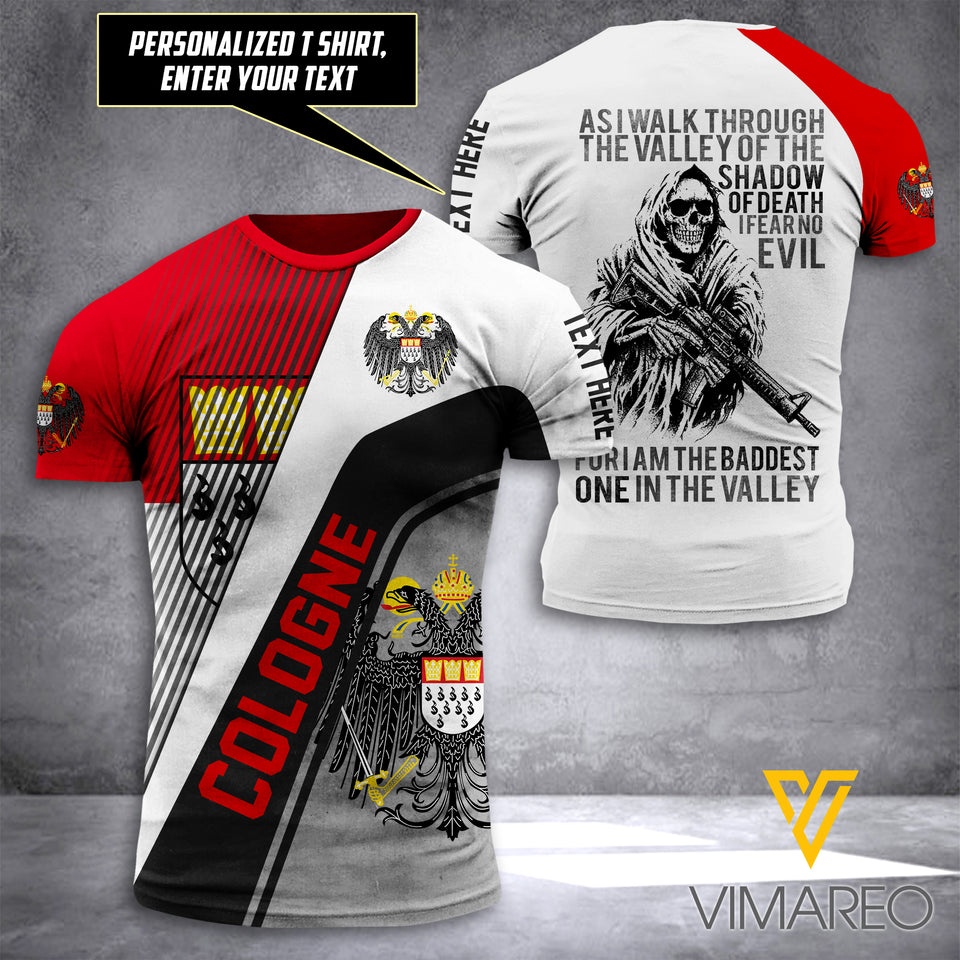 Customized Cologne Soldier 3D Printed Shirt EQ064