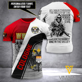 Customized Cologne Soldier 3D Printed Shirt EQ064