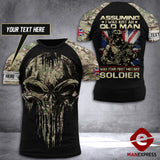 Customized British Soldier 3D Printed Combat Shirt EZQ070621