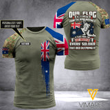 Customized Australian Soldier 3D Printed Combat Shirt EZHQ1405