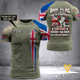 Customized British Soldier 3D Printed Combat Shirt EZHQ1405