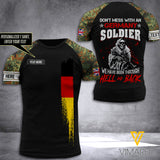 Customized German Soldier 3D Printed Combat Shirt EZLN110621