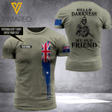 Customized Australia Soldier 3D Printed Combat Shirt EZLN1204