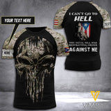 Customized Puerto Rican Soldier 3D Printed Combat Shirt EZLN030621