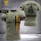 Customized German Soldier 3D Printed Combat Shirt EZLN084