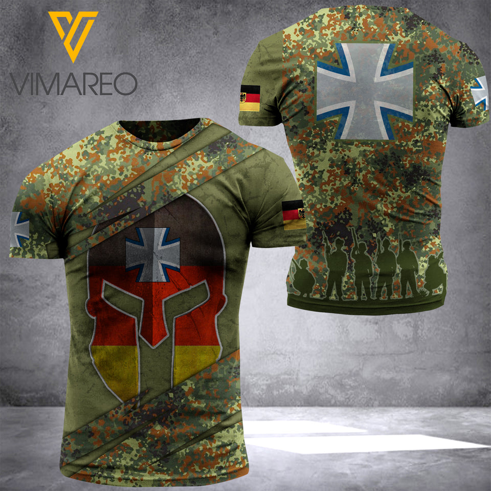 Customized German soldier 3D Printed Combat Shirt EZQT164