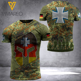 Customized German soldier 3D Printed Combat Shirt EZQT164