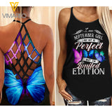 September Girl Criss-Cross Open Back Camisole Tank Top ZT2403