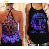 April Criss-Cross Open Back Camisole Tank Top ZT1303