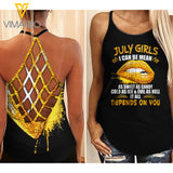 July girl candy Criss-Cross Open Back Camisole Tank Top ZTQ1503