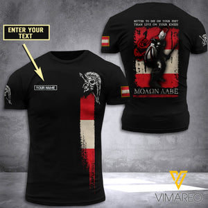 Customized Austrian Worrior 3D Printed Combat Shirt EZQ0406
