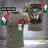 Customized Hungarian Soldier 3D Printed Combat Shirt EZQ150621