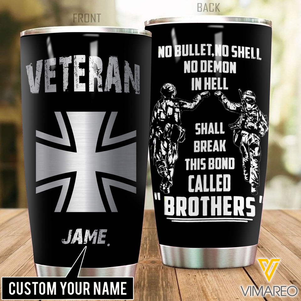 Customized German Veteran Tumbler Cup EZQ030721