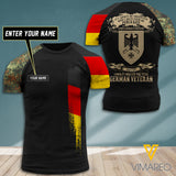 Customized German soldier 3D Printed Shirt EZT0307