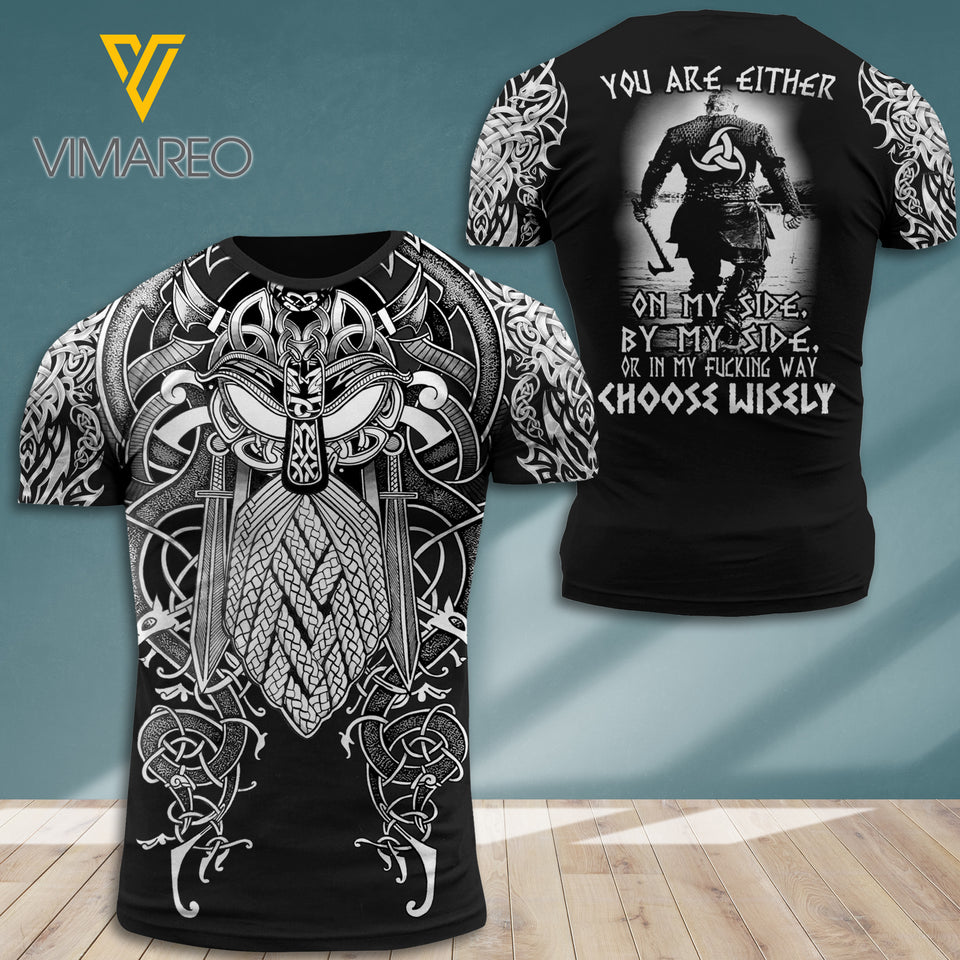 Viking Worrior 3D Printed Combat Shirt EZT160621