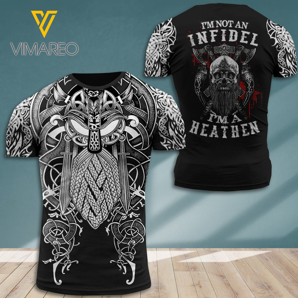 Viking Heathen 3D Printed Combat Shirt EZT160621