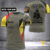 Customized Belgium Soldier stand 3D Printed Shirt EZT084
