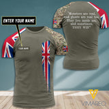 Customized British Soldier Combat 3D Printed Shirt EZT180621