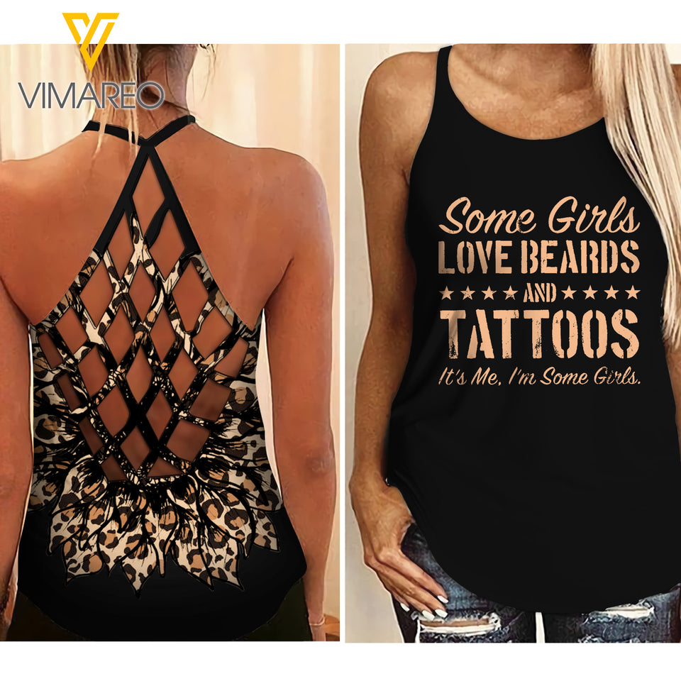 Some Girl Criss-Cross Open Back Camisole Tank Top ZTQ1603