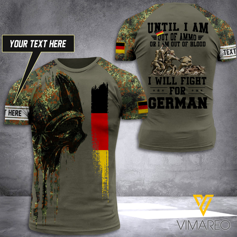 Customized German Soldier 3D Printed Combat Shirt EZHQ060521