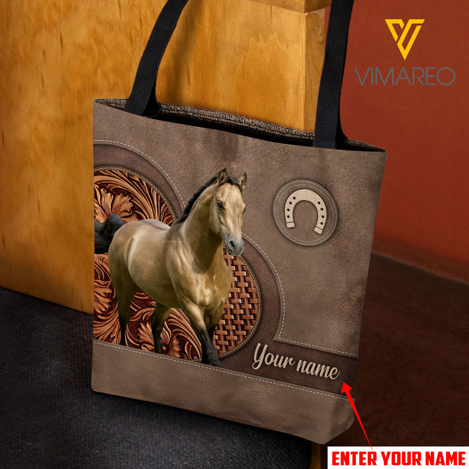 Personalized Thoroughbred Horse Tote Bag SEP-HQ08