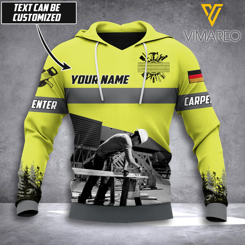 PERSONALIZED GERMAN CARPENTER SHIRT PRINTED AUG-HQ17