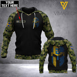 PERSONALIZED SWEDEN SOLDIER  HOODIE PRINTED APR-HQ16