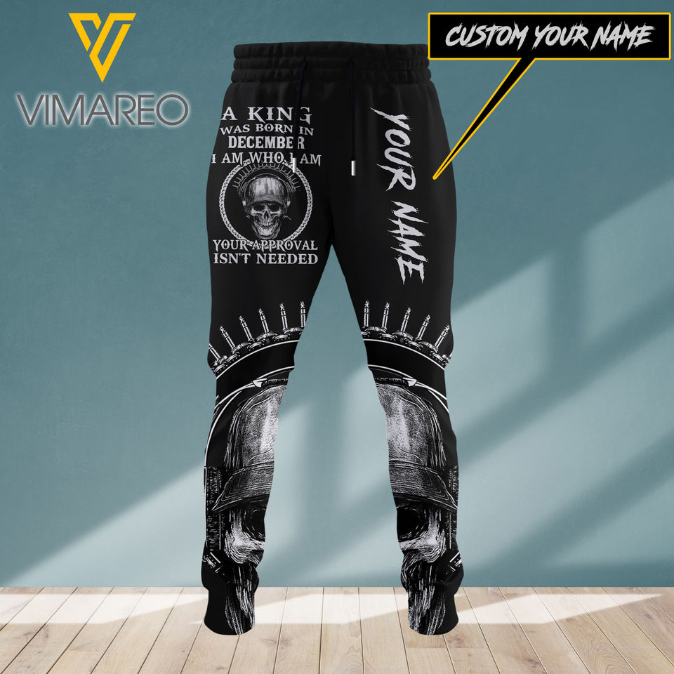 Personalized A King Was Born In December Combo SEP-HQ29