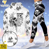 PERSONALIZED DECEMBER GIRL WITH TATTOOS HOODIE + LEGGING 3D PRINTED DEC-HQ31
