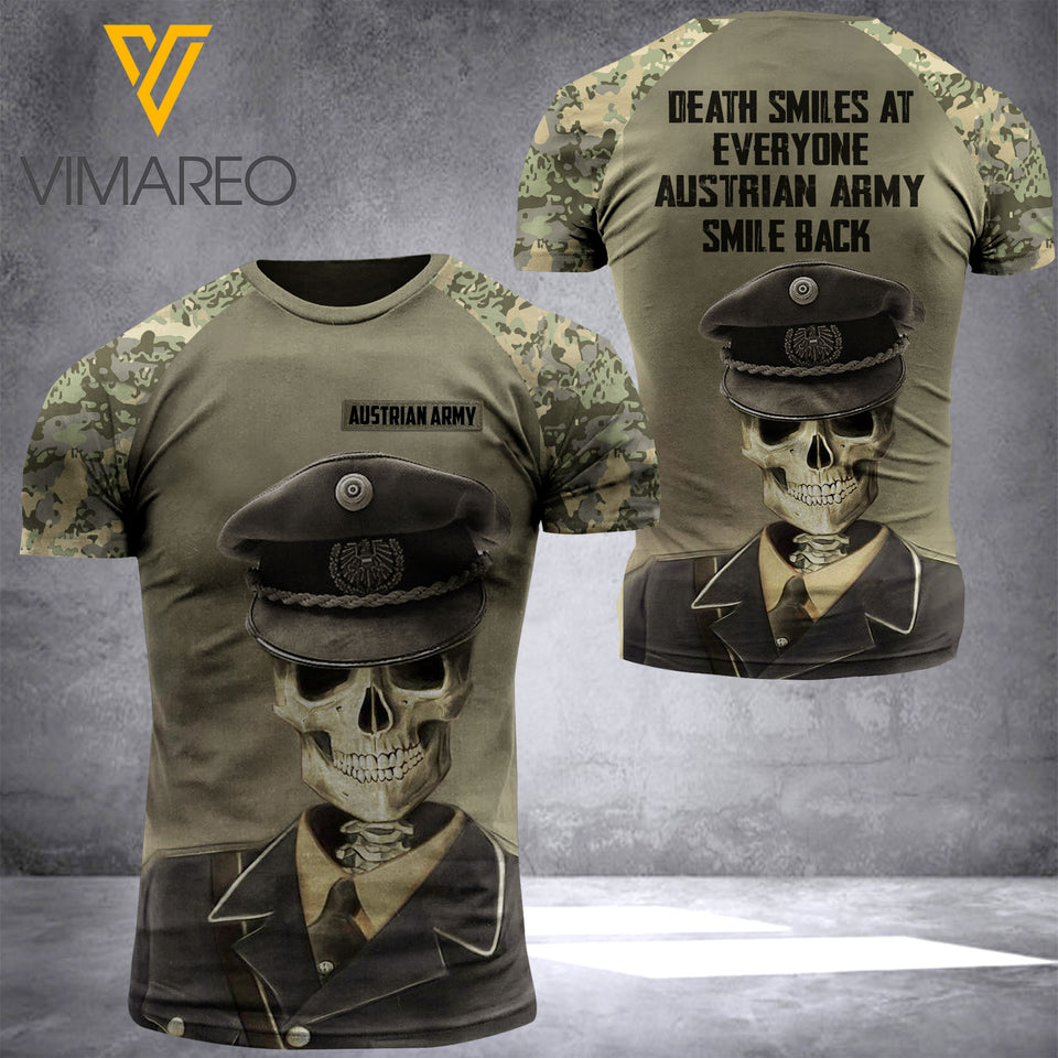 AUSTRIAN ARMY CAMO TSHIRT PRINTED JUE-HQ17