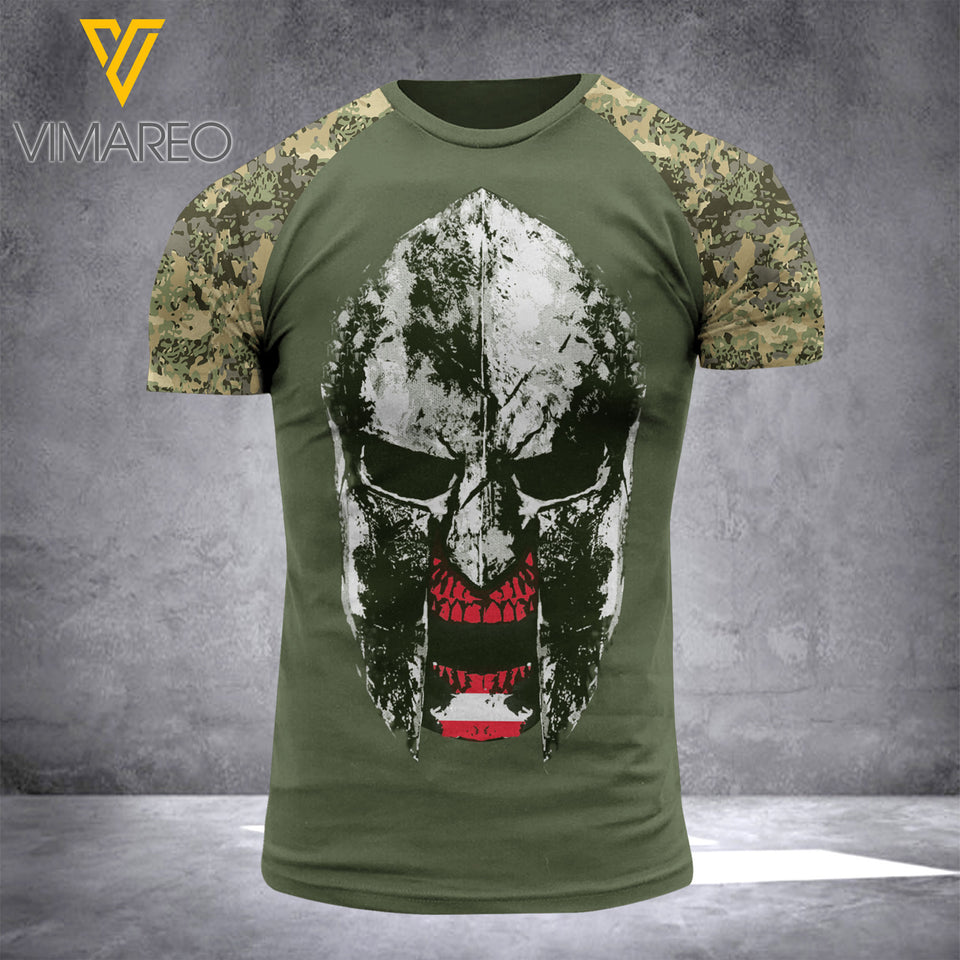 AUSTRIA CAMO TSHIRT 3D PRINTED JUE-HQ15