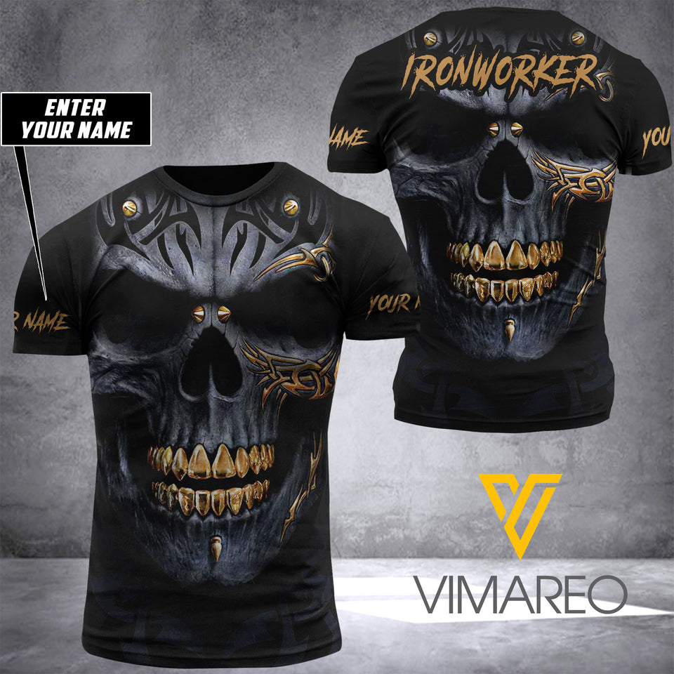 PERSONALIZED IRONWORKER TSHIRT 3D PRINTED SEP-HQ28