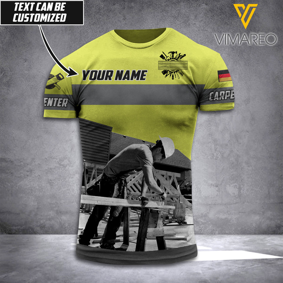 PERSONALIZED GERMAN CARPENTER SHIRT PRINTED AUG-HQ17