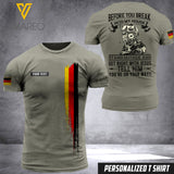 PERSONALIZED GERMAN SOLDIER TSHIRT 3D PRINTED APR-HQ07