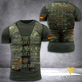 GERMAN SOLDIER CAMO TSHIRT 3D PRINTED APR-DT28