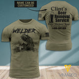 Personalized Welder TSHIRT 3D PRINTED AUG-DT20