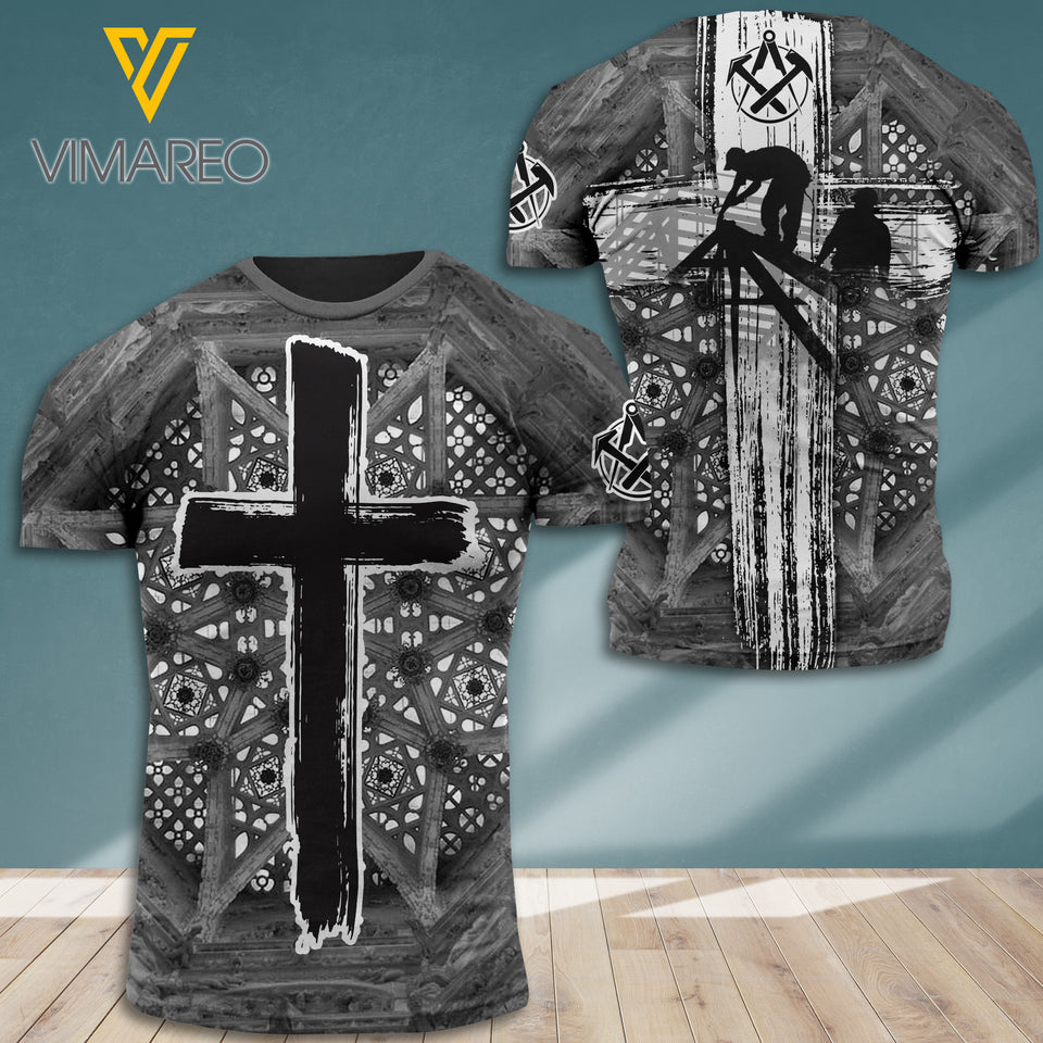 ROOFER TSHIRT 3D PRINTED AUG-DT19