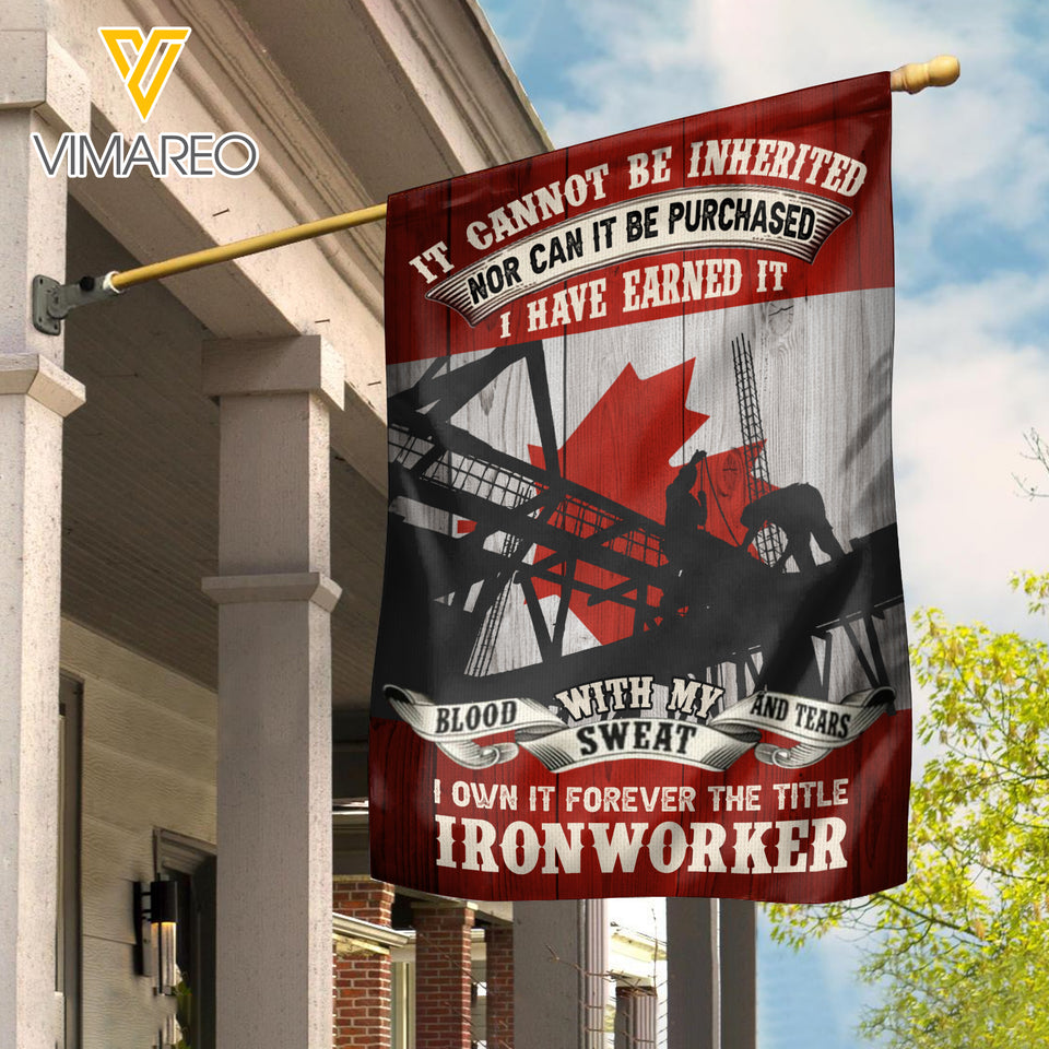 Canadian Ironworker Flag SEP-LN29