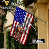 Personlaized Ironworker Flag APR-QH13