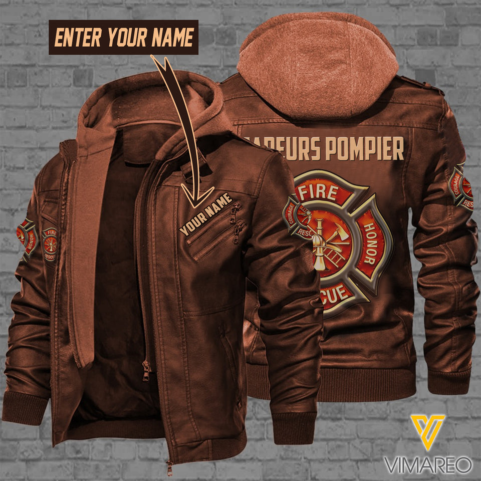 PERSONALIZED FRANCE SAPEURS POMPIER JACKET HOODIE JUL-HQ21