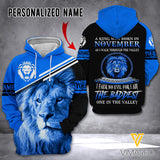 PERSONALIZED A KING WAS BORN IN NOVEMBER HOODIE 3D PRINTED SEP-QH06