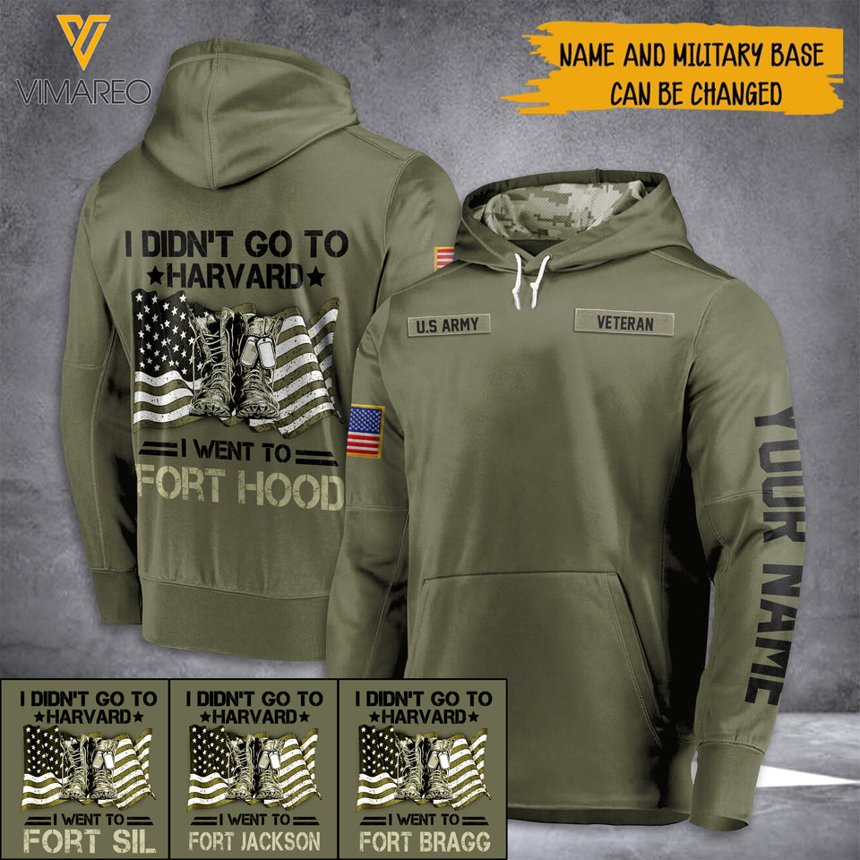 PERSONALIZED U.S MILITARY HOODIE PRINTED SEP-QH28