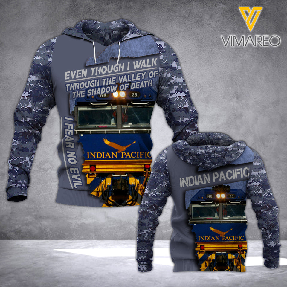 Indian Pacific Camo HOODIE 3D PRINTED JUE-QH24