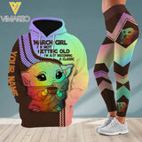 MARCH GIRL I'M NOT GETTING OLD I'M JUST BECOMING A CLASSIC COMBO HOODIE + LEGGING PRINTED 22FEB-MQ07