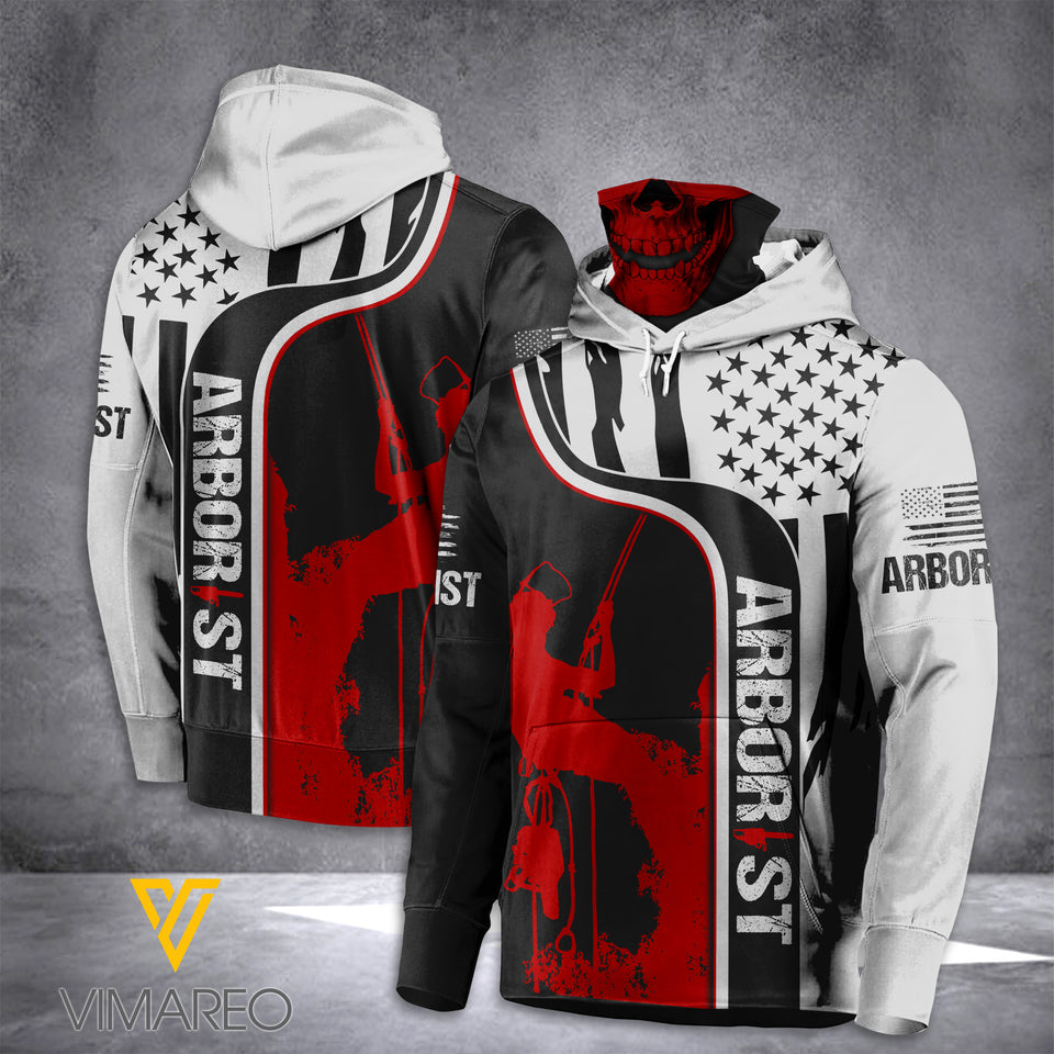 MH ARBORIST MASK HOODIE 3D PRINTED FEB-DT22