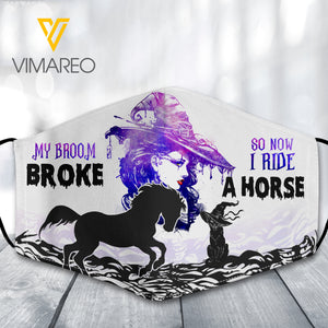 My Broom Broke So Now I Ride A Horse Normal Mask SEP-DT10