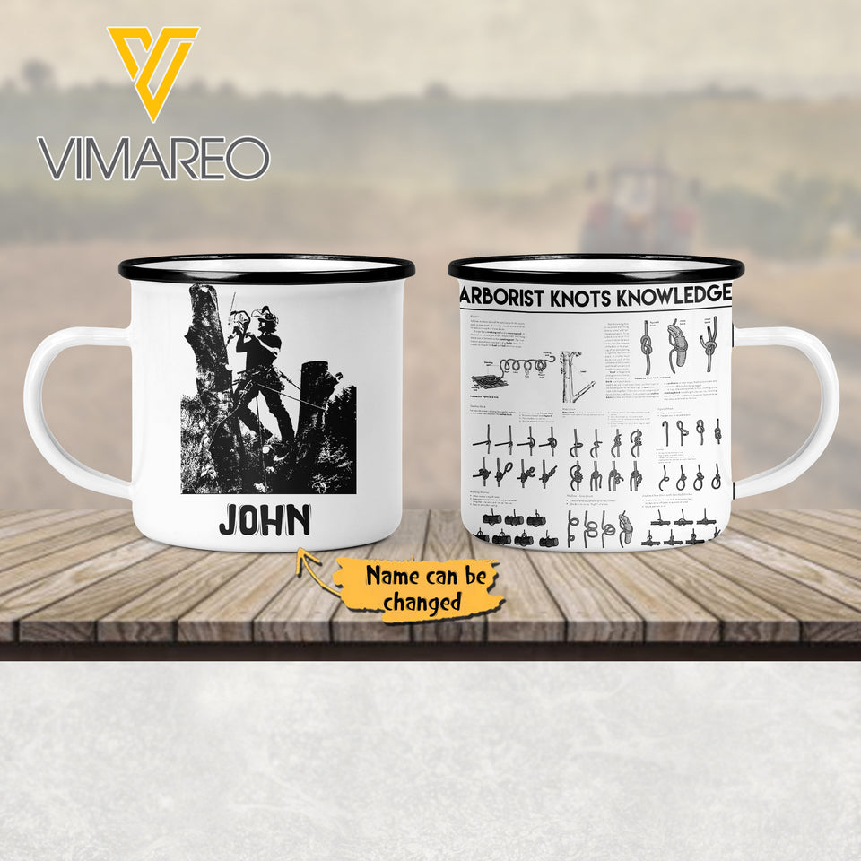 PERSONALIZED ARBORIST STEEL MUG 12OZ 3D PRINTED OCT-QH29