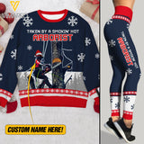 PERSONALIZED TAKEN BY A SMOKIN' HOT ARBORIST WOOL SWEATER + LEGGING DEC-DT01