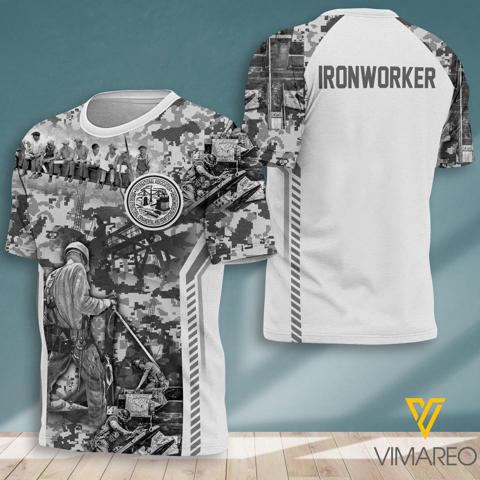 IRONWORKER CAMOUFLAGE TSHIRT 3D PRINTED JUE-DT14